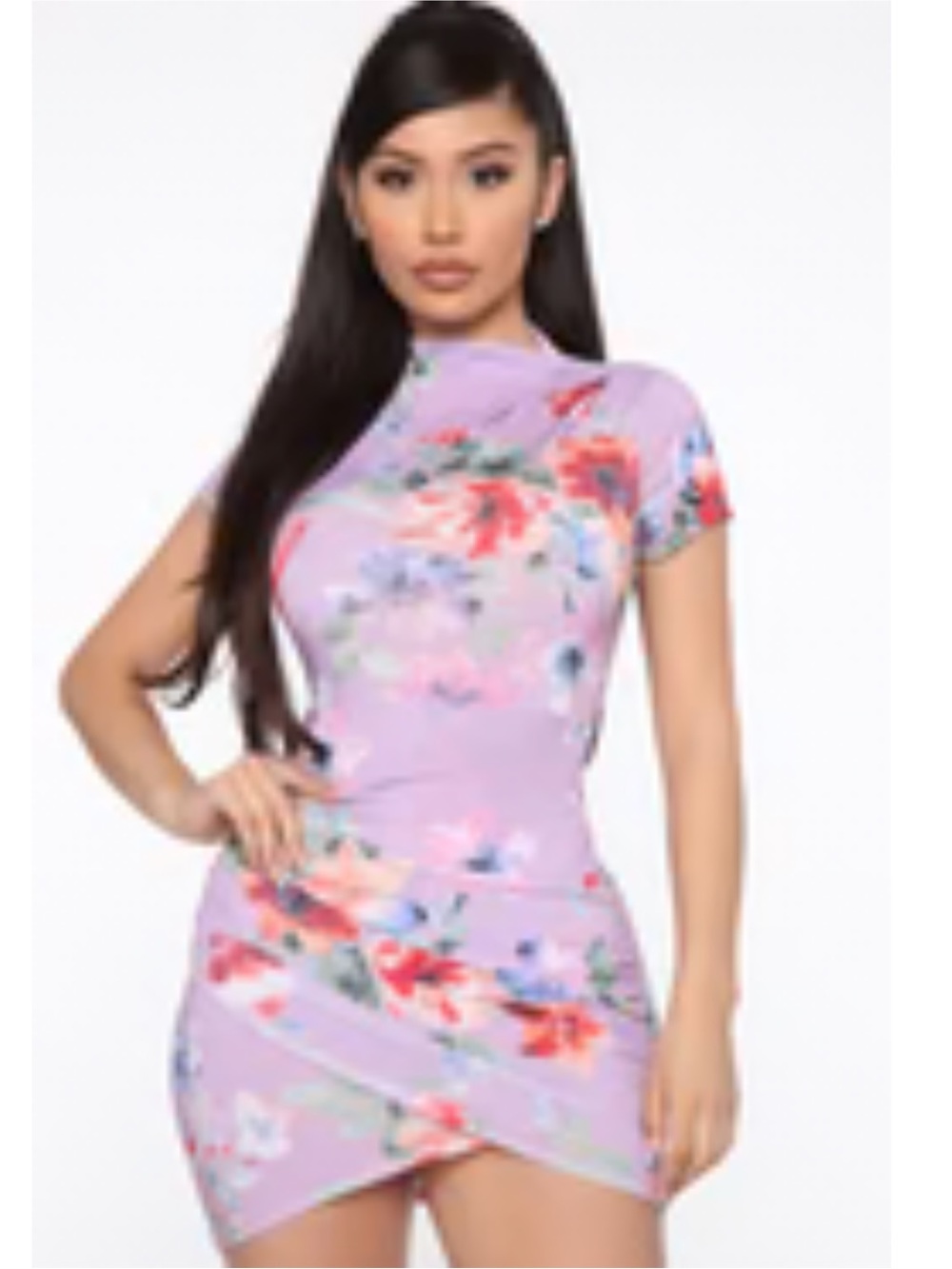 Fashion Nova Beautiful Bloom Floral Mini Dress